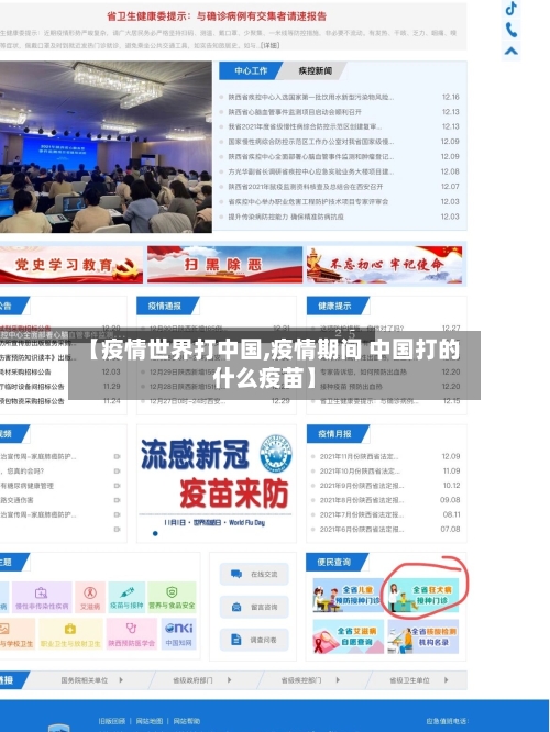 【疫情世界打中国,疫情期间 中国打的什么疫苗】-第2张图片