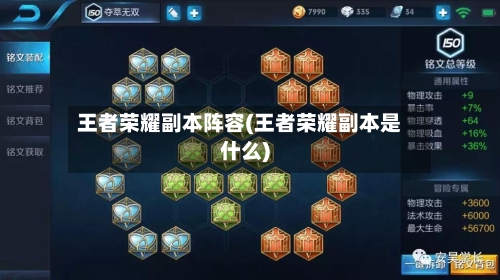 王者荣耀副本阵容(王者荣耀副本是什么)-第3张图片