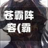 苍霸阵容(霸刀打苍云)