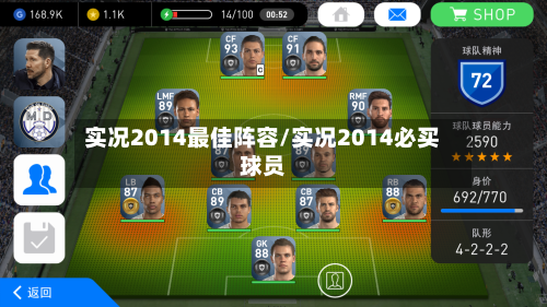 实况2014最佳阵容/实况2014必买球员-第2张图片