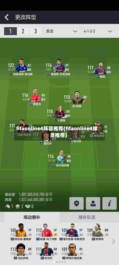 fifaonline4阵容推荐(fifaonline4球员推荐)