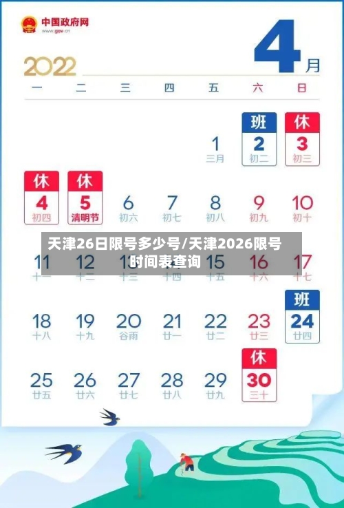 天津26日限号多少号/天津2026限号时间表查询