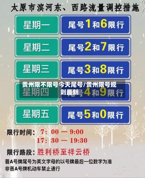 贵州限不限号今天尾号/贵州限号规则最新-第2张图片