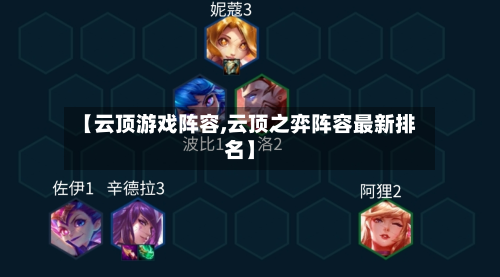 【云顶游戏阵容,云顶之弈阵容最新排名】-第2张图片