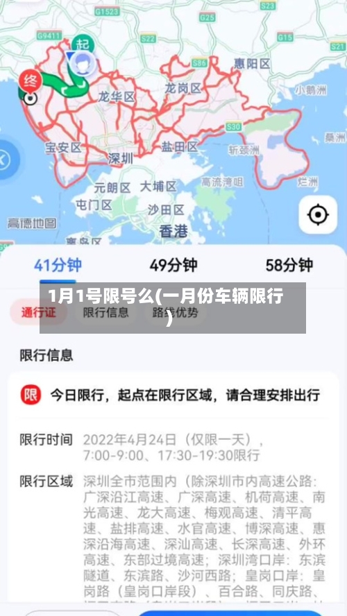 1月1号限号么(一月份车辆限行)
