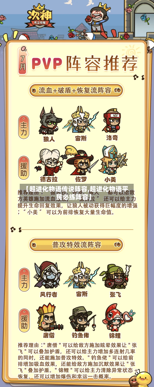 【超进化物语传说阵容,超进化物语平民必练阵容】-第3张图片