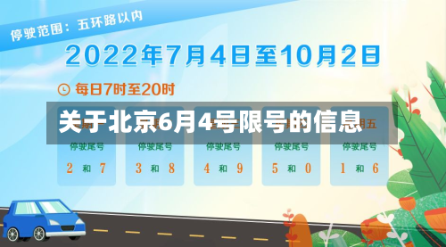 关于北京6月4号限号的信息-第2张图片