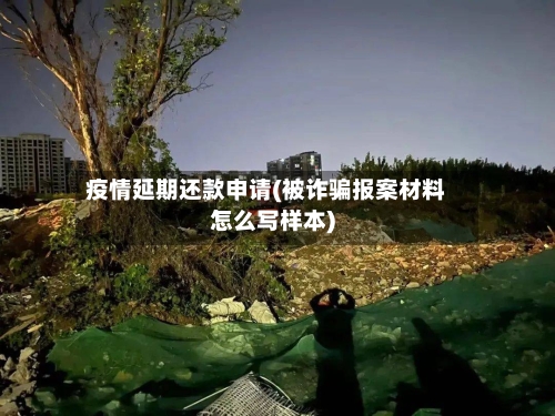 疫情延期还款申请(被诈骗报案材料怎么写样本)-第2张图片