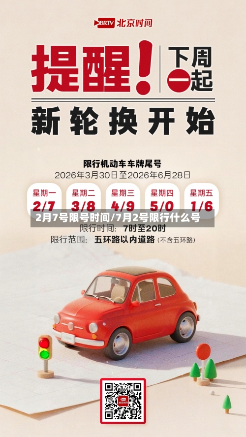 2月7号限号时间/7月2号限行什么号