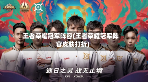 王者荣耀冠军阵容(王者荣耀冠军阵容皮肤打折)-第3张图片