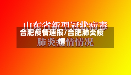 合肥疫情速报/合肥肺炎疫情