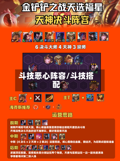 斗技恶心阵容/斗技搭配