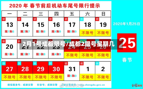2月1号成都限号/成都2限号星期几