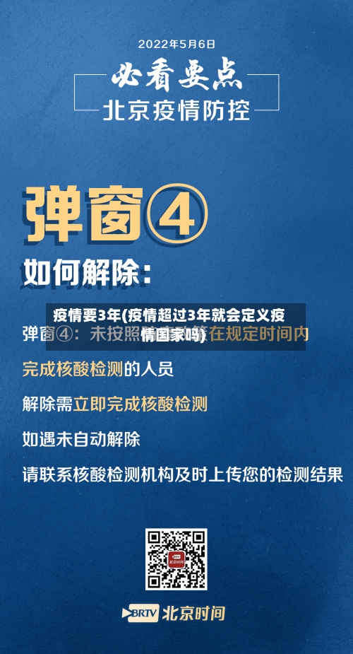 疫情要3年(疫情超过3年就会定义疫情国家吗)-第2张图片