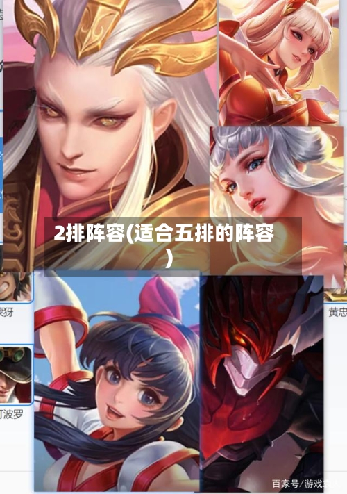 2排阵容(适合五排的阵容)